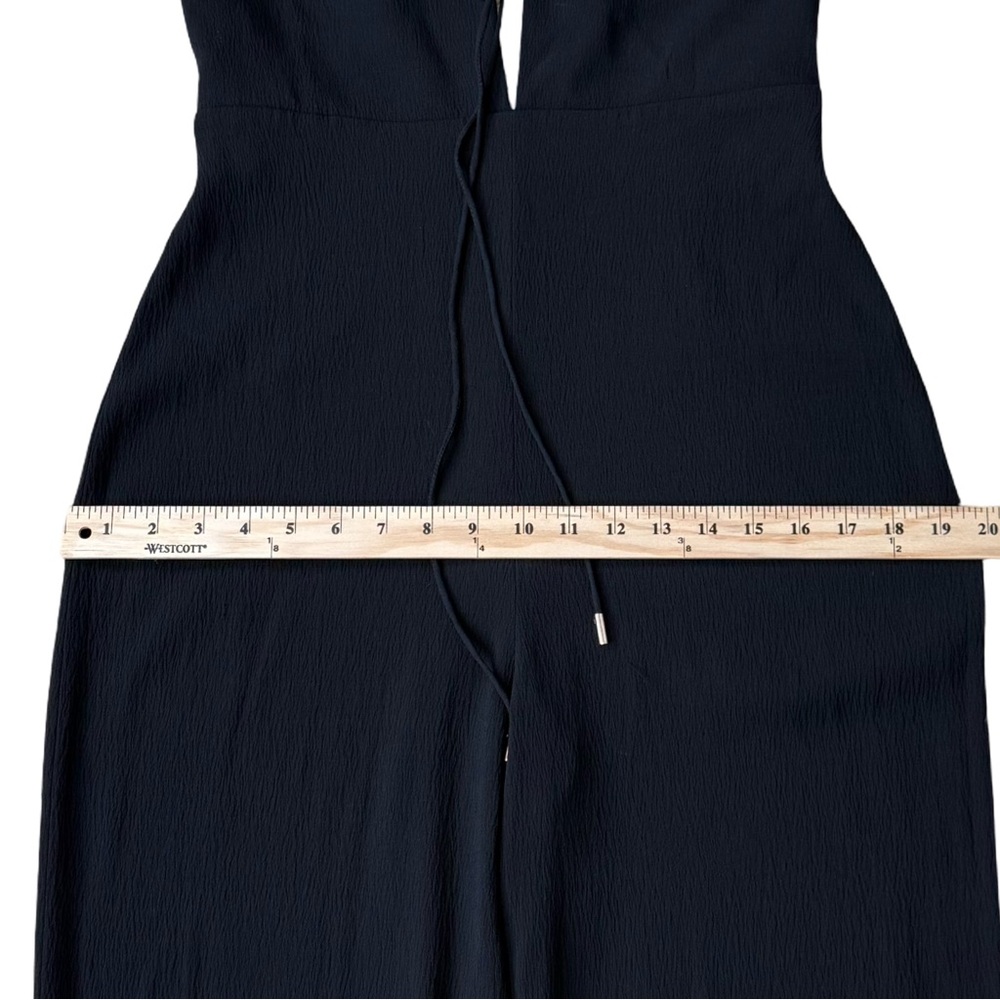Cushnie Et Ochs Claudia Black Lace-Up Open-Back
Halter Jumpsuit Size 8 - Picture 8 of 11
